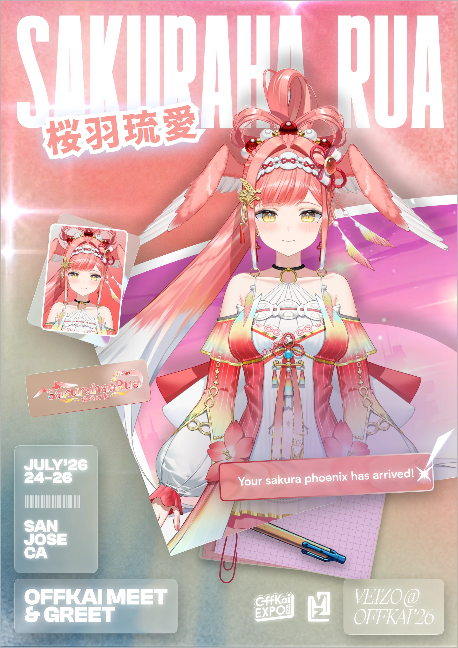 Astraline Sakuraha Rua Meet and Greet announcement