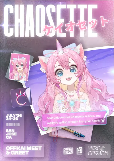 Chaosette Meet and Greet announcement