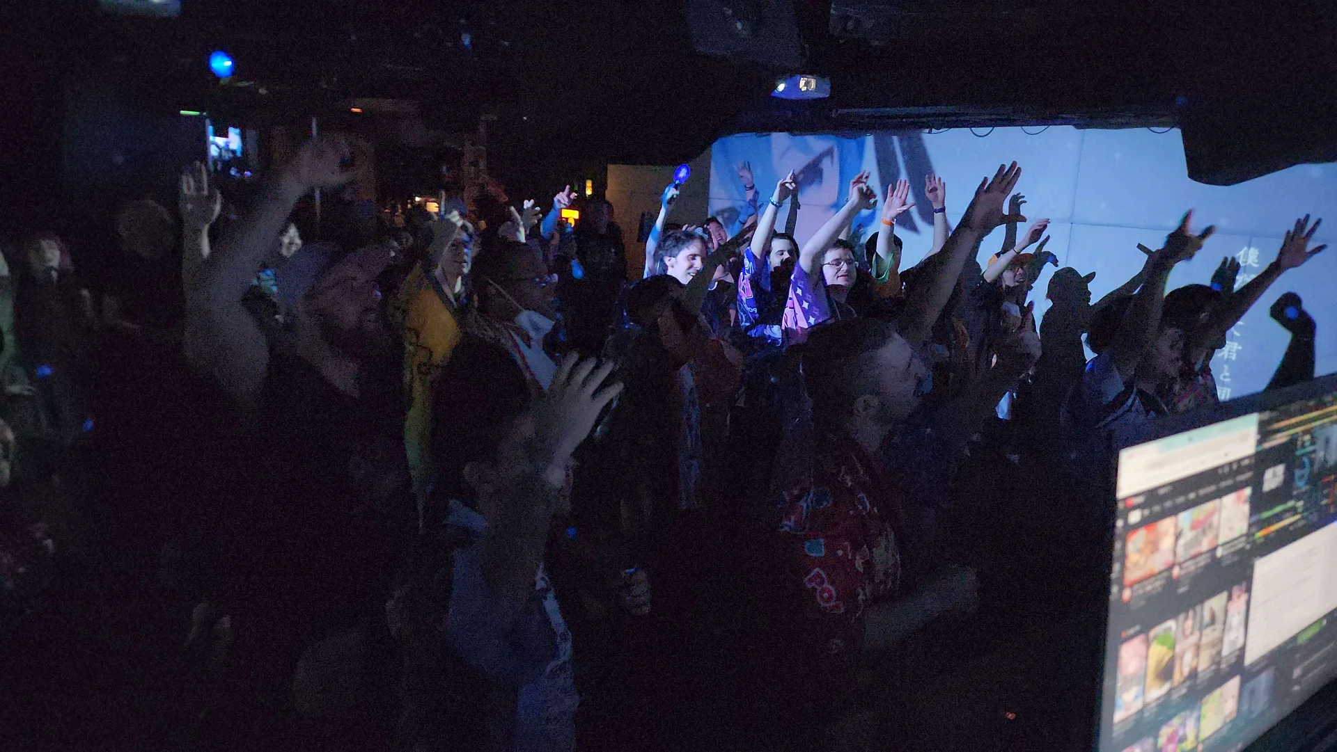 Holo rave stage view