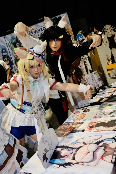 VeXpo cosplayer staff - Nocte & CloverClub
